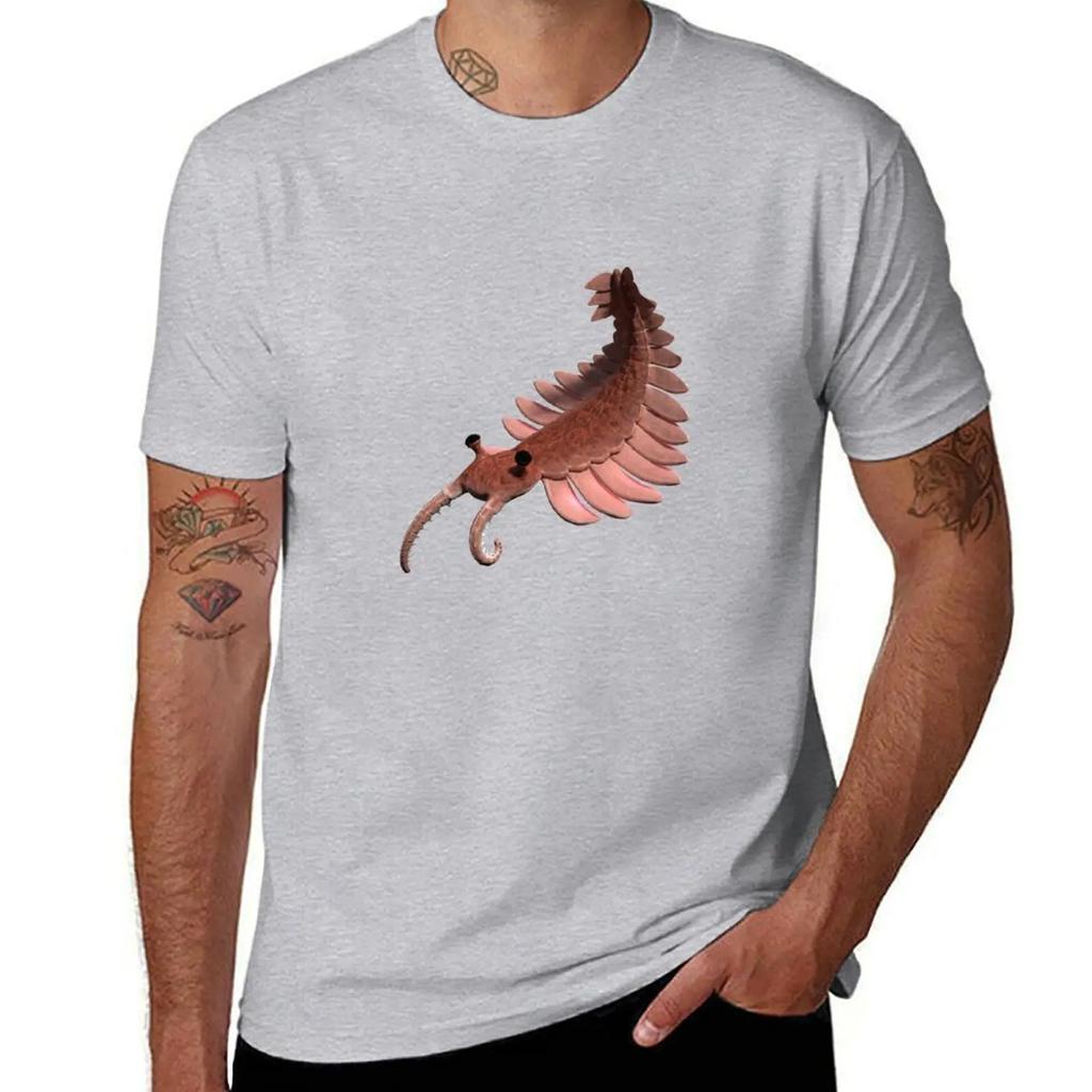 Anomalocaris, Creature of the Cambrian Period T-Shirt Shirts Graphic Tee Tops Cotton T Shirt Men