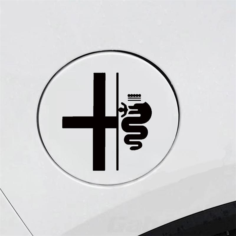 

1PC Car Tank Oil Sticker For Alfa Romeo Giulietta Mito Giulia Brera 147 156 159 Tonale GT