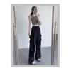 New Summer Slim Fit Cargo Pants for Women, Hiking Running Athletic Trousers with Elastic Waist