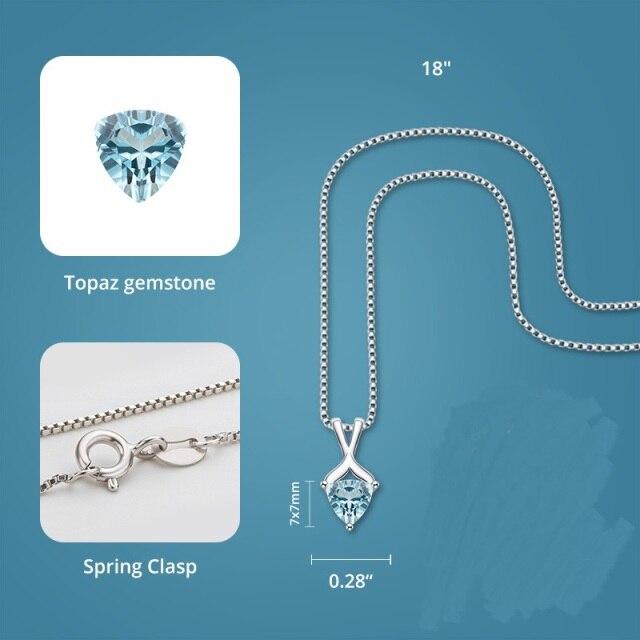 100% Цвет 7*7 мм Для женщин Натуральный камень топаз Подвеска Женские подвески Ожерелья Изящные украшения Модная подвеска