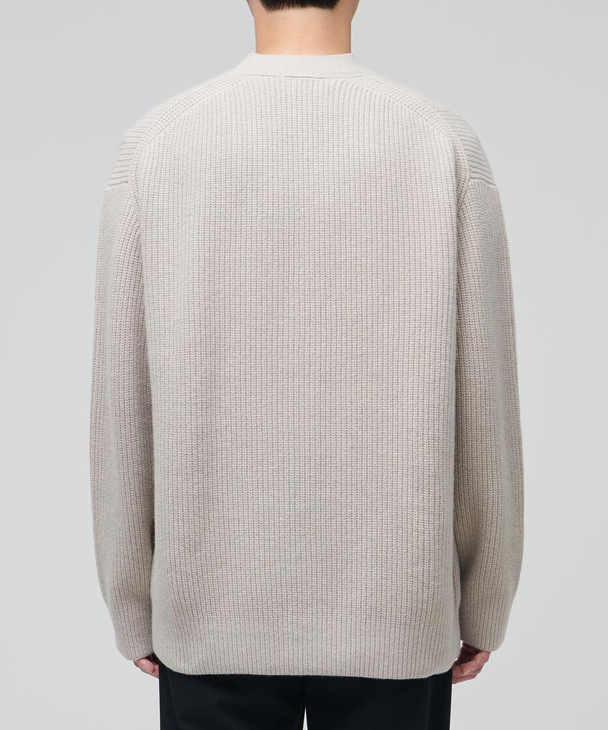 Musinsa Standard Lambswool Oversized Cardigan [Mushroom]