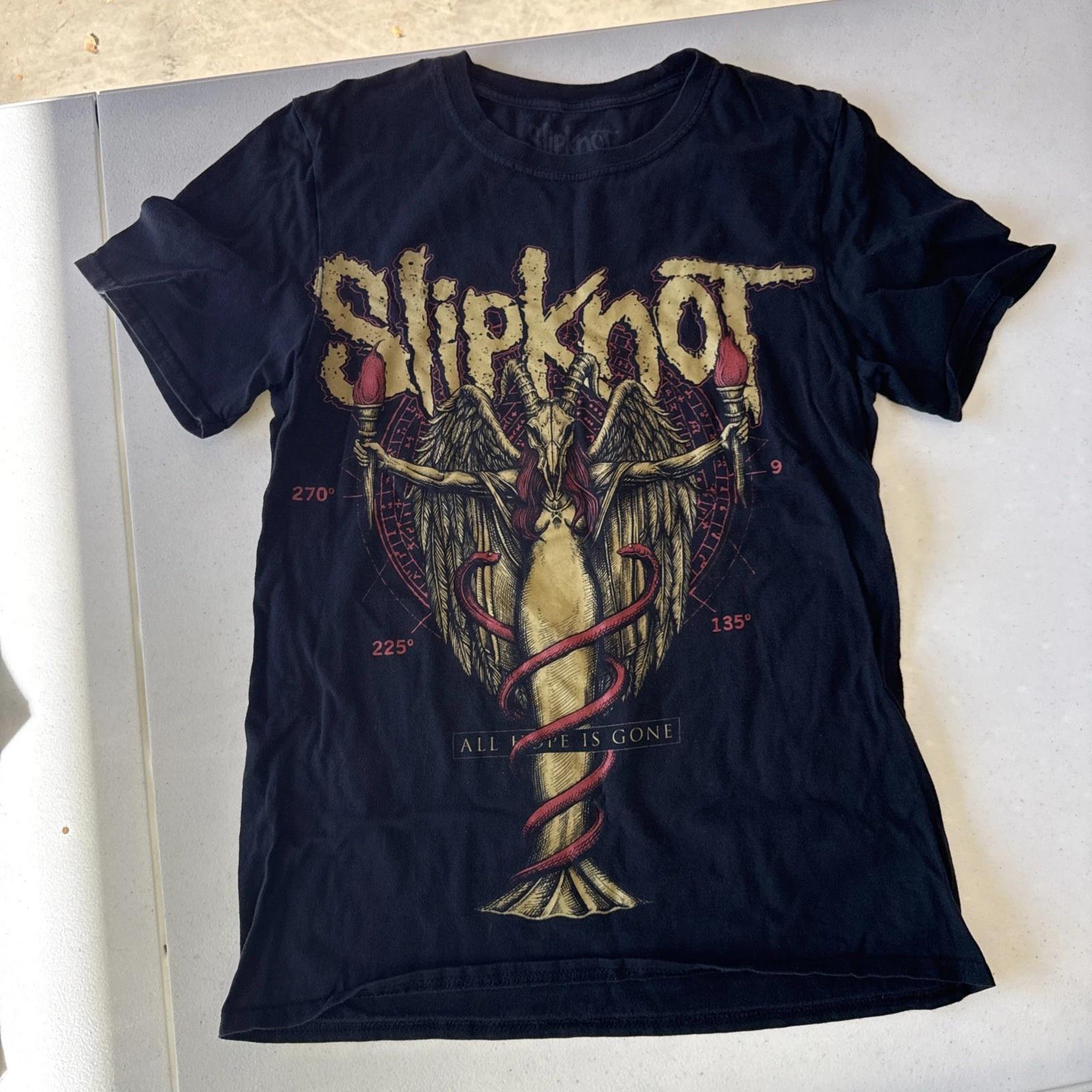 

Slipknot Shirt Men’s Medium Angels Lie All Hope Is Gone Top Short Sleeve L