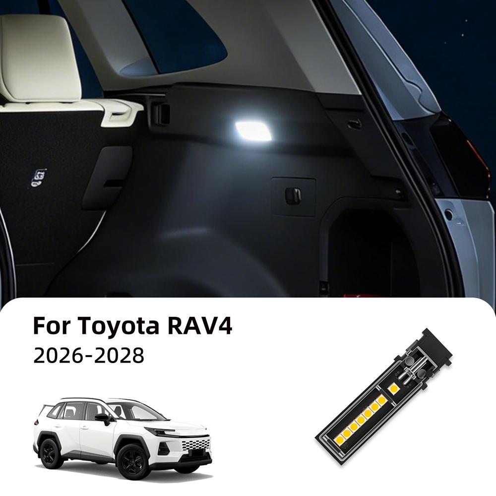For Toyota RAV4 2026-2028 Trunk LED Light Cargo Lamp Rear Boot Illumination Upgrade Bright Interior Accessories Replacement