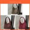 Minimalist Suede Tote Bag With Nylon Lining For Daily Use