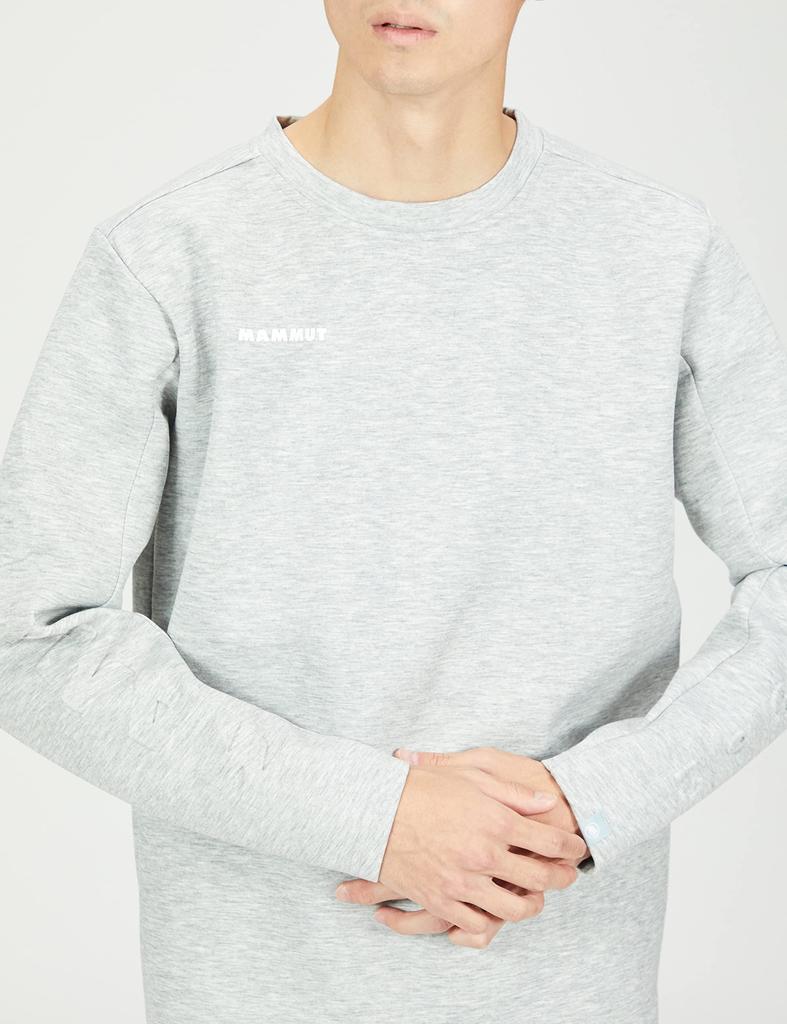 Mammut Dyno 2.0 Midlayer Crew Neck, Asian Fit, Dyno 2.0 ML Crew Neck AF 1014-04970, Platinum Melange
