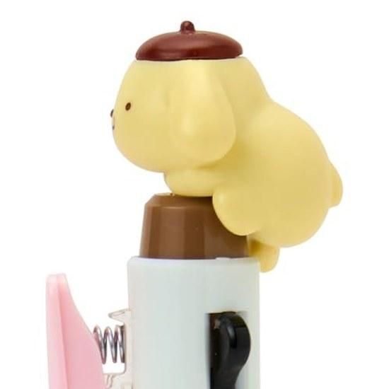 Sanrio Mascot Attached 2-Color Ballpoint Pen Pompompurin ABS Resin 0.5mm Ink Color Black Red Writing Instrument 114359