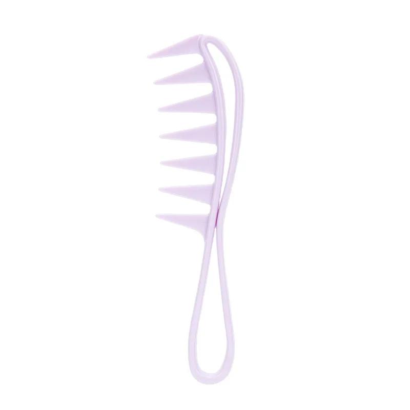 Pettine da Salone per Taglio Capelli Districante Denti Largi Pettini Professionale Uomo Capigliatura Testa a Olio Spazzola da Barbiere Pettine Antinodo