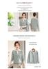 Elegant Spring-Autumn Faux Two-Piece Knit Top for Young, Middle-Aged, and Elderly Women