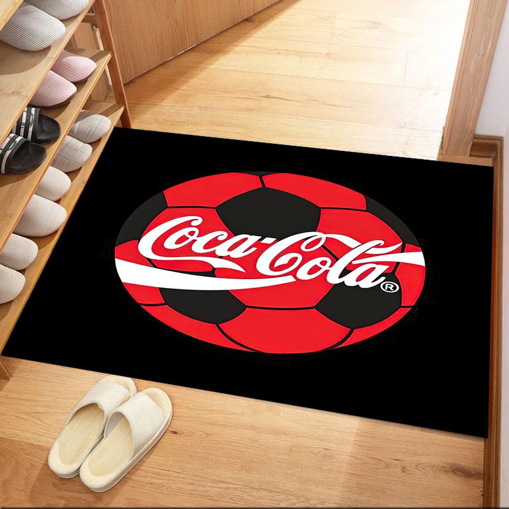 Coca-cola Classic Bottle Cap Square Rugs Are a Great Choice for Living Rooms, Bedrooms, Home Décor, and As Gifts.