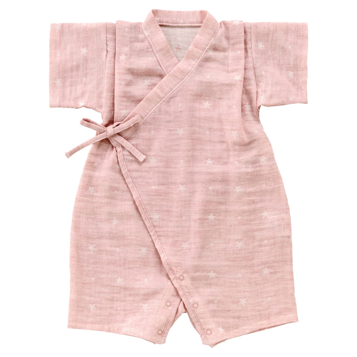 

Jinbei Greco 80 Star Pattern Gauze Pink Сделано в Японии [Baby Castle] розовый