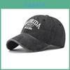 Florida Embroidered Baseball Cap With Cotton Wash Vintage Look For Summer Outdoor Activities
