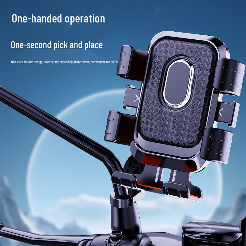 Electric Vehicle & Bicycle Mobile Phone Holder for Delivery Riders & Drivers