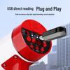 Rechargeable Bluetooth Megaphone: Recordable, High-Volume Speaker for Street Vendors