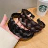Women Synthetic Wide Wig Twist Braided Hair Bands Fashion Braids Hairband Nature Headband Stretch for Party Hair Accessories