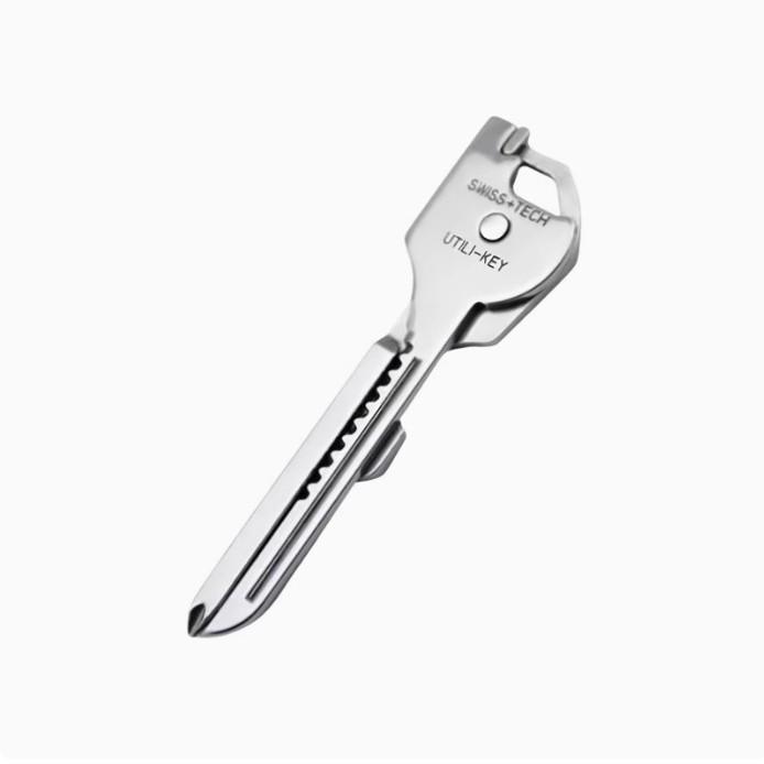 **Eight-in-One Multifunctional Keychain Tool with Knife and Screwdriver**