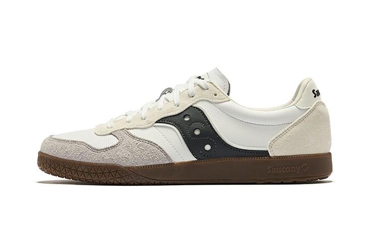 

Saucony Low Top Casual Training Running Shoes Unisex White Gray Black - S79057-1 36