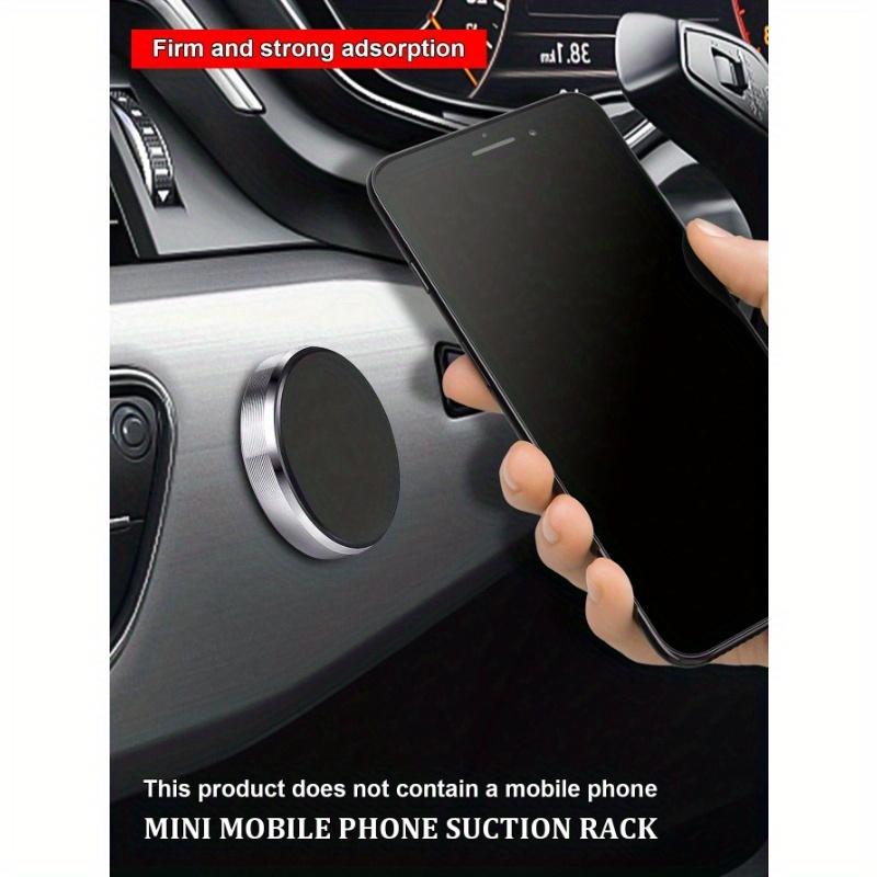1pc Mini Multifunctional Magnetic Car Phone Holder For Navigation, Available In Rose Gold/Silver/Gold/Black