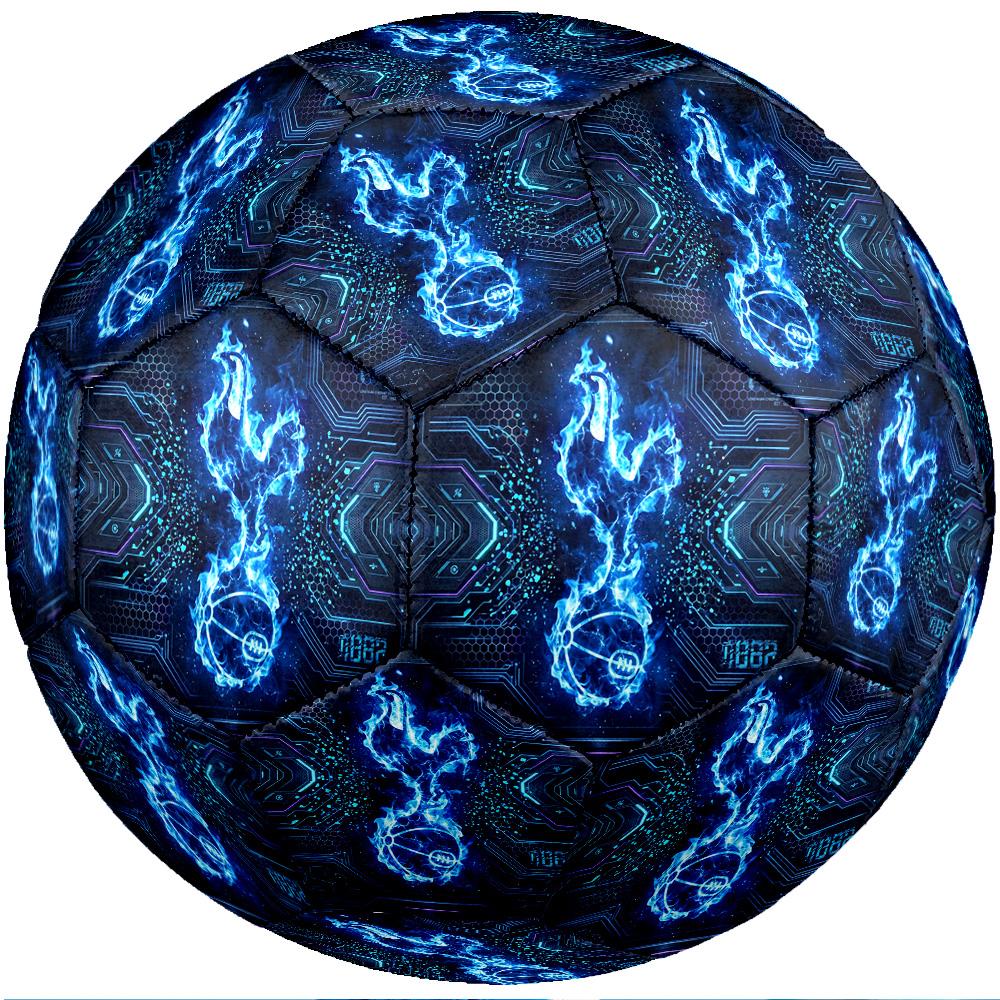 Tottenham Hotspur Theme Soccer Ball Size 5 Soccer Ball Soft Touch Professional Training Football for Outdoor Sports