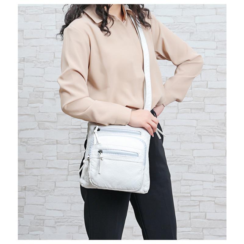 Women's Mobile Bag Street Trend Soft Fashion Crossbody One Shoulder Water Wash Women's Small Bag