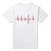 NG Airplane Shirt  Heartbeat T-Shirt Flying Gift Tee Funny Tee Shirts Newest Fashion Tops Summer Cool T-Shirt