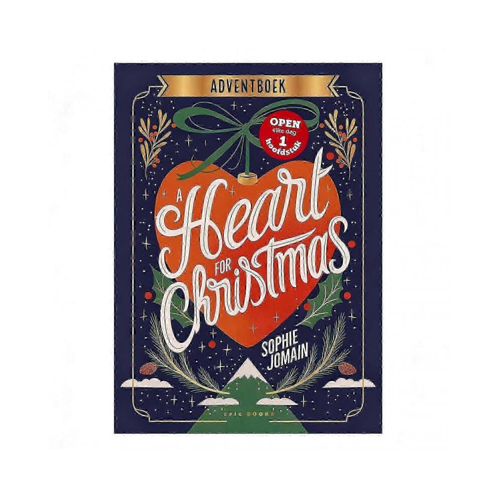 (blue)25-26 A Heart for Christmas Advent Romance, Christmas Love Story Advent, Romance Advent Book, Open a Chapter a Day