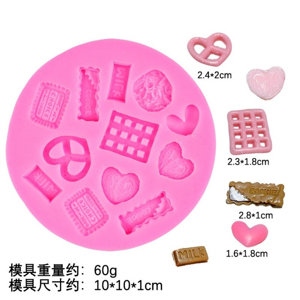 Cartoon Ice Cream Candy Candy Cake Silicone Mold DIY Handmade Chocolate Handmade Cake Dessert Decoration Baking Tools New