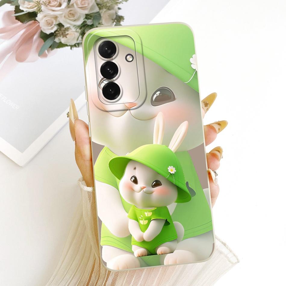 For Samsung Galaxy A56 A36 Cute Cat Flower Cartoon Phone Case For Samsung A36 A56 5G Shockproof Soft Silicone Covers Bumpers