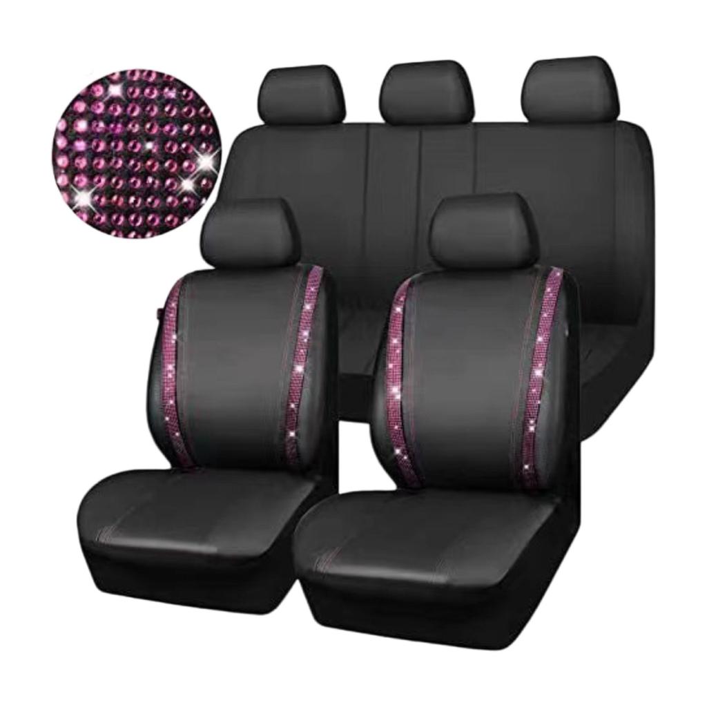 Leather Stitching Hot Diamond Diamond Diamond Water Rhinestone Universal Car Diamond Seat Cover