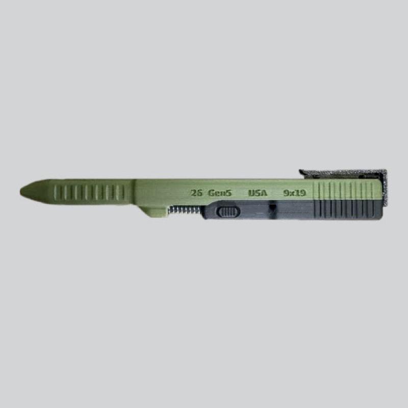 1Pcs Versatile 3D Printed Tactical Pens Edc Practical Slide-Action Ballpoint Pen Unique Creative Writing Accessories