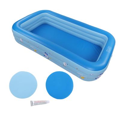 Inflatable Swimming Pool PVC Portable Thickened Blow Up Pool Outdoor Lounge Pool for Kids Adults