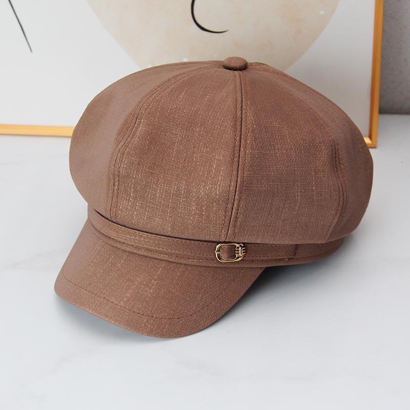 Octagonal beret children's new autumn and winter big head circumference painter hat versatile face cap