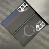 Suitable for Samsung S24U Kevlar Mobile Phone Case Aramid Samsung S24ultra Mobile Phone Case Magnetic Suction