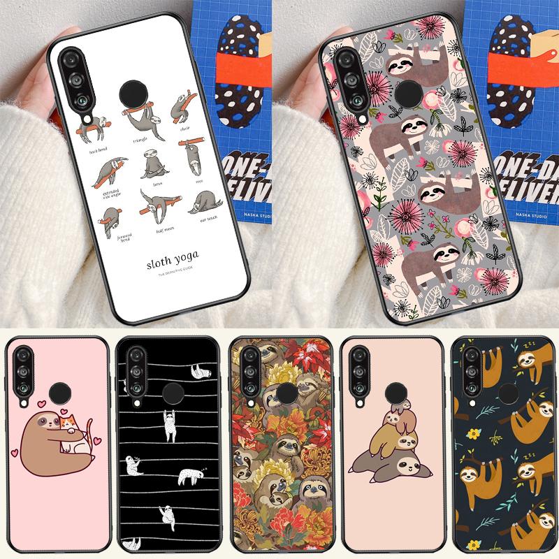 Sloth Cute Animal For Huawei Nova 9 10 SE 12i 12s 11i 5T Y91 Y90 Y60 Y70 Y72 Y61 P60 Pro P20 P30 P40 Lite Case
