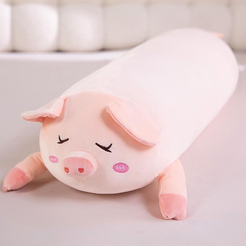100cm Kawaii Pig Plush Toy Doll Cute Big Cuddly Pillow Cushion Piggy Plush Toy Doll For Boy Girl Brithday Gifts