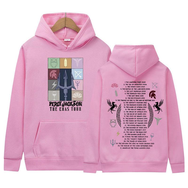 Percy Jackson The Eras Tour Hoodie Men's Women Retro Fashion Pullover Sweatshirt Casual Long Sleeve Oversized Hoodies Streetwear