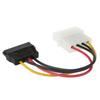 4Pin to SATA HDD Power Cable Big 4 Pin Male to 15Pin Female Plug Convert Adapter Hard Drive Connector Molex SATA Extension Cord