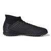 Adidas Predator 19.3 Synthetic Leather Round Toe Lace-Up Non-Slip Wear-Resistant Breathable Mid-Top Soccer Shoes Kids Soccer Shoes Black G25801