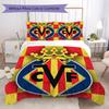 Villarreal Pattern Bedding Uilt Set Uilt Cover Pillowcase Home Decoration Birthday Gift (1 * Duvet Cover + 2 * Pillowcase Without Core)