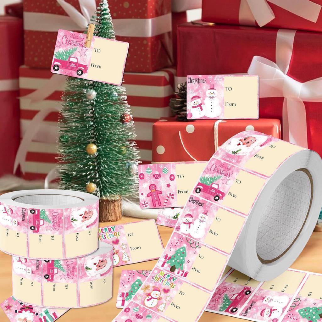 210pcs Christmas Gift Tags - Gift Tags For Christmas Presents - For Women Men Kids - Christmas Wrapping Paper - Christmas Decorations -