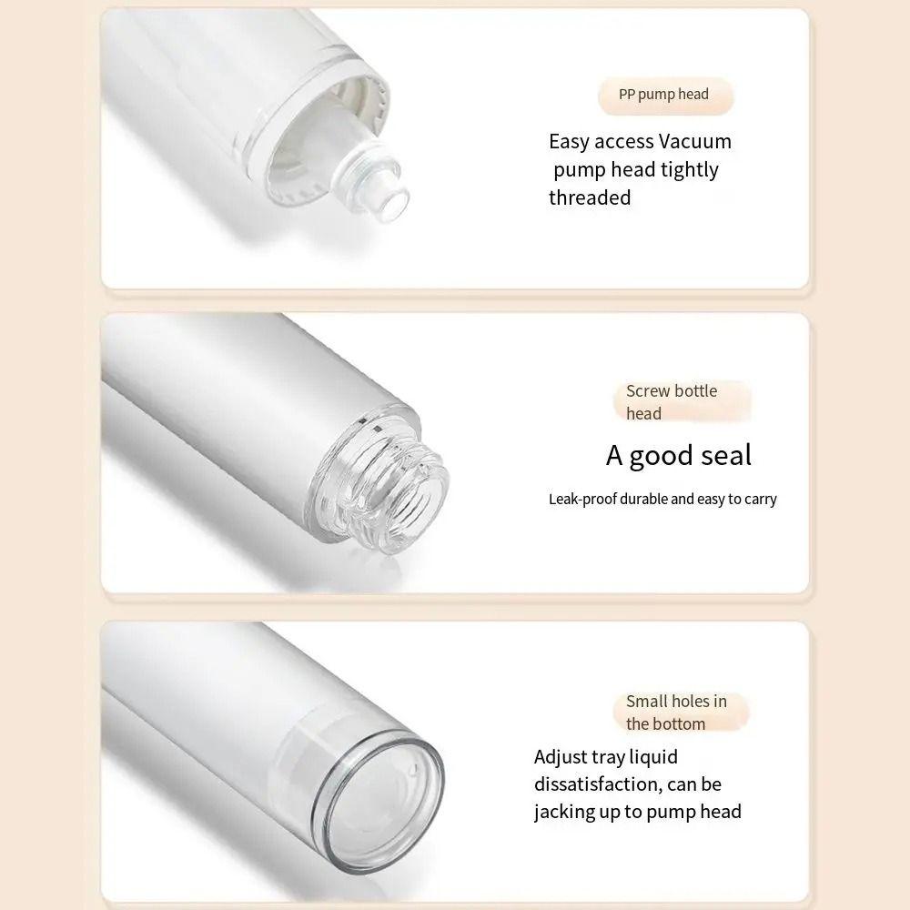 3/4Pcs 5-15ML Lotion Sprayer Bottle Empty Cosmetic Container Durable Travel Refillable Bottle