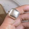 925 Sterling Silver Rings for Women Men Couple Minimalist Handmade Simple Square Shape Ring Party Jewelry Gift Prevent Allergy