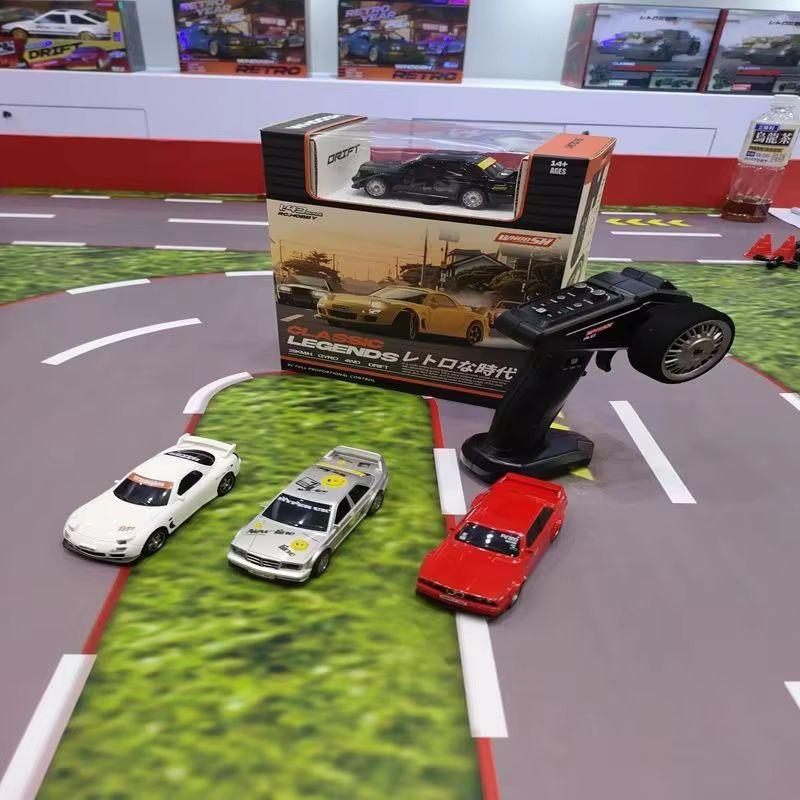 Mini Simulation Rc Desktop Remote Control Car High Speed Drift Racing Model Accessories Boys Festival Toys 1/43 Kid Friendly Entertaining Fun Play