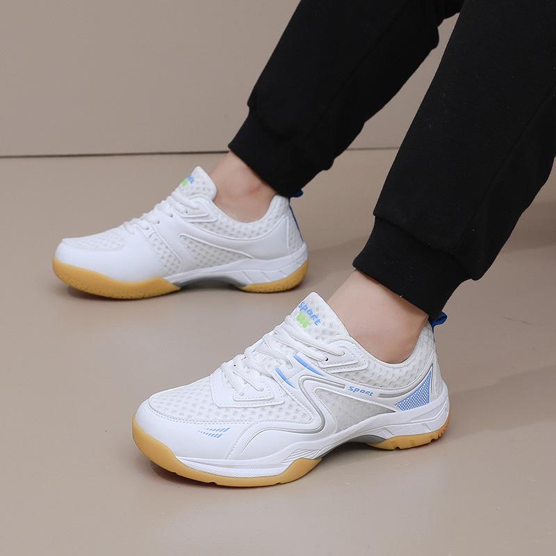 New Badminton Shoes Men's Shoes Breathable Table Tennis Shoes Ultra-light Shock-absorbing Women's Shoes Competition Training Shoes Couple Tennis Shoes