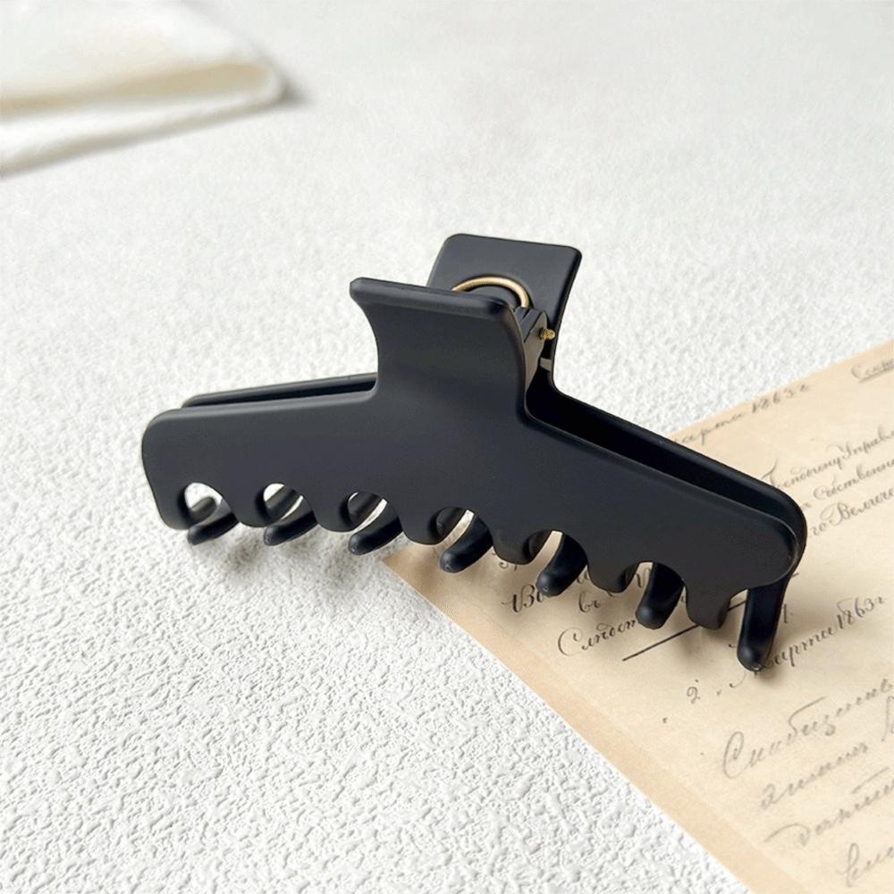Elastic Plastic Woman Claw Clips Soft Silicone Shark Clip Fashion Hair Claw Headwear Daily Use