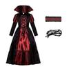 6-12 Years Kids Girls Halloween Vampire Costumes Witch Role Play Dress