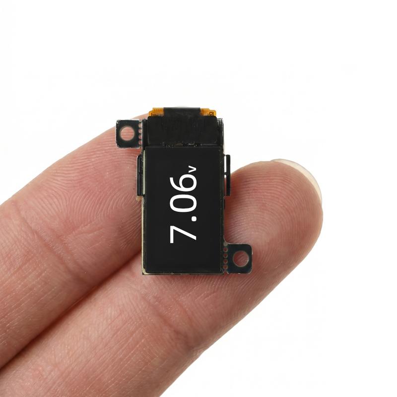 High Accuracy Mini Digital Voltmeter DC 0-30V 0.5 Inch OLED Display 5Hz 10Hz Adjustable for Lab Use 1 PCS