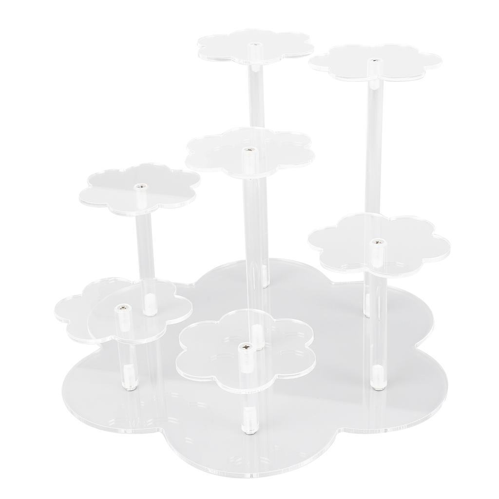 Acryl Aufsteller Figuren Parfüm Organizer Aufbewahrungserhöhungen Cupcake Dessert Theke Desktop