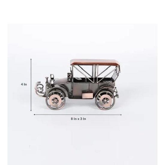 Antique Vintage Car Model Handcrafted Collections Collectible Vehicle Toys For Bar Or Home Decor