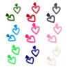 3 Pieces Sturdy Acrylic Heart Drop Earrings Comfortable Wear and Stylish for Everyday Wear and Special Occasions