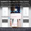 ZigBee Wall Touch Smart Light Switch with Neutral Wire/No Neutral Wire,No Capacitor Needed Smart LifeTuya 2/3 Way Muilti-Control